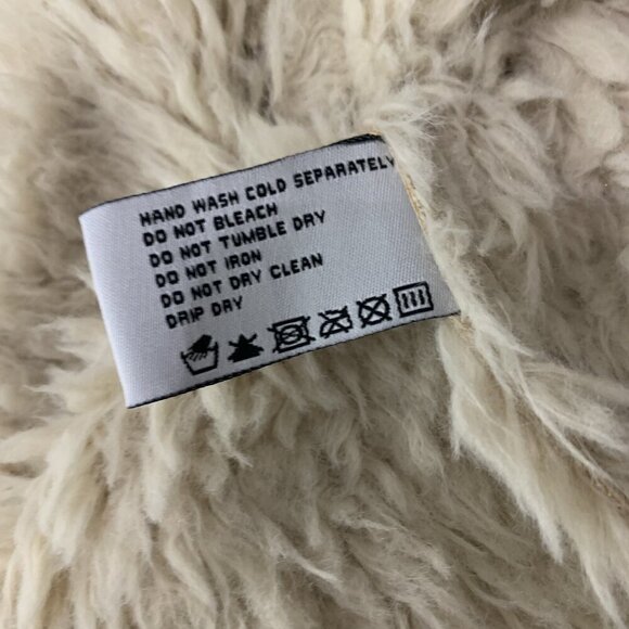 Altar’d State Jacket Large Tan Faux Suede Cottagecore Soft Moto - Picture 7 of 7